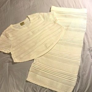 Torn by Ronny Kobo Skirt/Shirt set